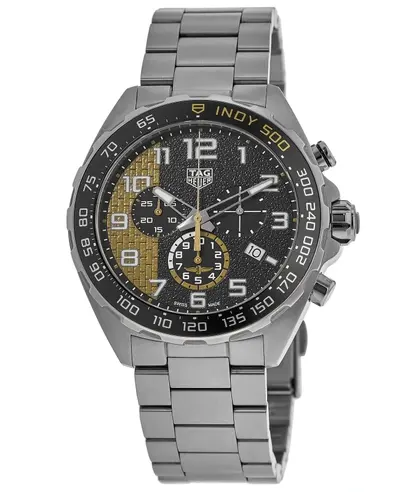Tag Heuer Formula 1 Indy 500 Chronograph Quartz Black Dial Steel Men's Watch CAZ101AU.BA0842 (black, arb11531)