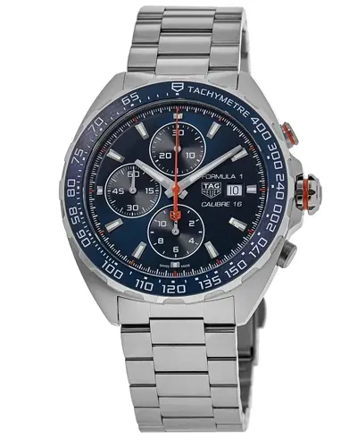 Tag Heuer Formula 1 Automatic Chronograph Blue Dial Steel Men's Watch CAZ201G.BA0876 (blue, arb11542)