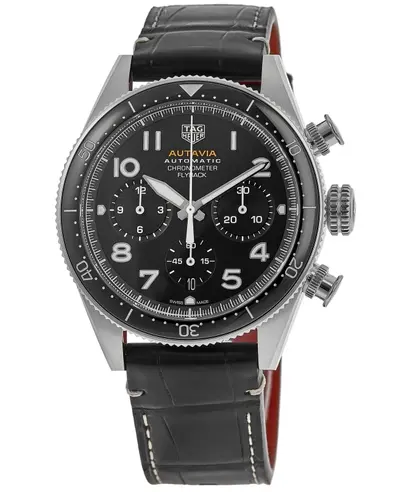 Authentic Tag Heuer Autavia Chronometer Flyback Automatic Model CBE511A.FC8279 (black, arb11546)