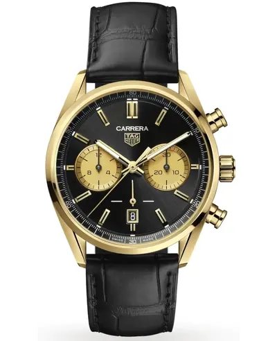 Brand New Authentic Tag Heuer Carrera Chronograph Automatic CBN2044.FC8313 (black, arb11571)