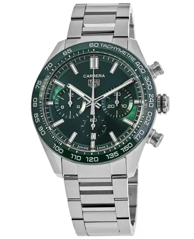 Brand New Tag Heuer Carrera Chronograph CBN2A1N.BA0643 (green, arb11582)
