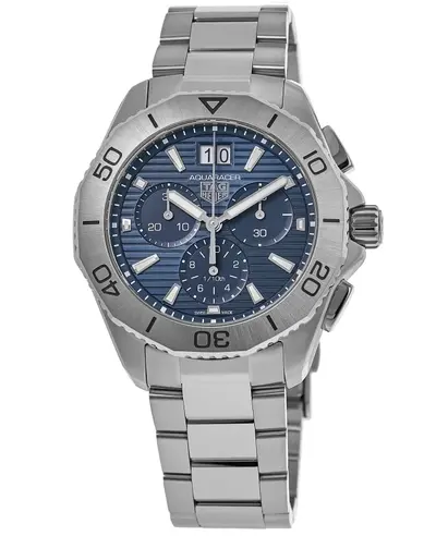 Tag Heuer Aquaracer Professional 200 Chronograph Blue Dial Steel Men's Watch Model CBP1113.BA0627 (blue, arb11588)