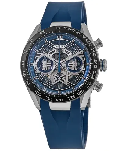 Tag Heuer Carrera Chronograph Extreme Sport - Model CBU2081.FT6274 (Skeleton Dial, Titanium Case, Rubber Strap) (arb11602)