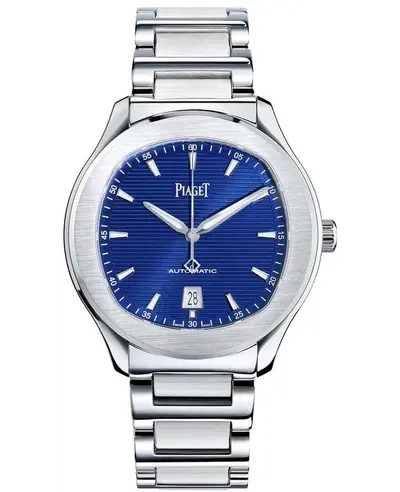 Brand New Authentic Piaget Polo Date 42mm Automatic Blue Dial Steel Men's Watch Model G0A41002 (blue, arb11645)
