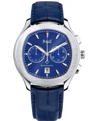 Piaget Polo Chronograph Automatic G0A43002 Blue Dial Men's Watch (blue, arb11662)