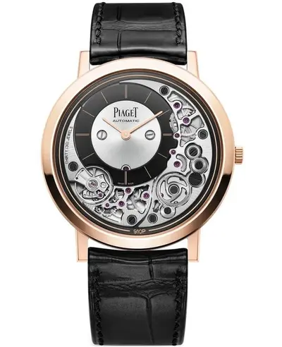 Piaget Altiplano Ultimate Automatic Silver Dial Rose Gold Men's Watch g0a43120 (arb11674)