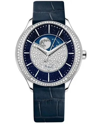 Piaget Limelight Stella Diamond Dial White Gold Strap Watch Model G0A44124 (arb11684)