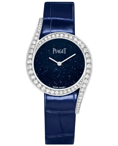 Piaget Limelight Gala Blue Dial Diamond Bezel Women's Watch Model G0A45152 (blue, arb11705)