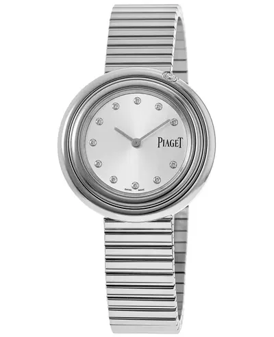 Piaget Possession 34mm Silver Diamond Dial Steel Women's Watch Model G0A48390 (arb11755)