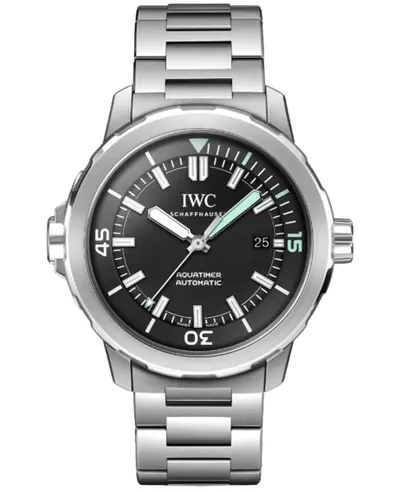 IWC Aquatimer Automatic Black Dial Steel Men's Watch IW328803 (black, arb11798)