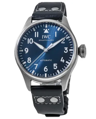 IWC Big Pilot Blue Dial 43mm (iw329303) - Stainless Steel Case With Blue Leather Strap (blue, arb11804)
