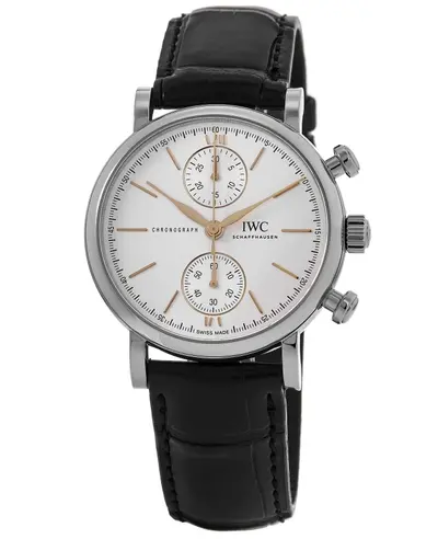 IWC Portofino Chronograph IW391406 Silver Dial Men's Watch (arb11887)