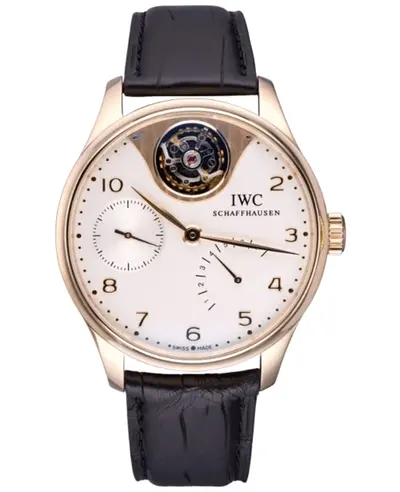 IWC Portugieser Tourbillon Mystere Automatic Silver Dial - Model IW504202 (black, arb11930)
