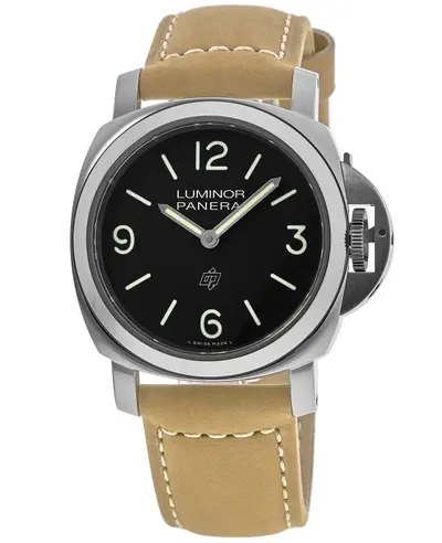 PAM01086 Panerai Luminor Base Logo Black Dial Men's Watch 44mm (black, arb12528)