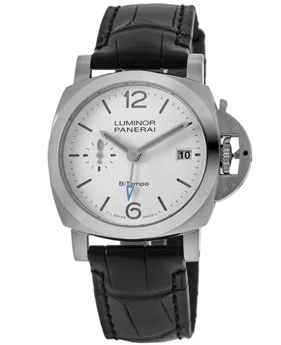 Panerai Luminor Quaranta Bitempo GMT Automatic Watch PAM01367 (white, arb12563)