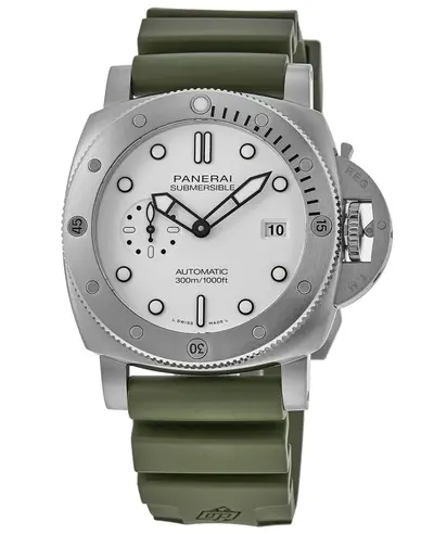 Panerai Submersible QuarantaQuattro Automatic PAM01595 Men's Watch (white, arb12584)