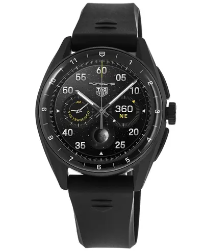 Tag Heuer Connected Calibre E4 - 42mm Digital Dial in Brushed Titanium with Black Rubber Strap SBR8081.BT6299 (arb12716)