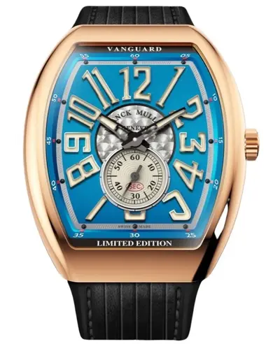 Franck Muller Vanguard Classical Limited Edition Blue Dial Men's Watch - Model: V41 S S6 AT FO 1000 COLORADO (BL) V 41 S S6 AT FO 1000 COLORADO (BL) (blue, arb12769)