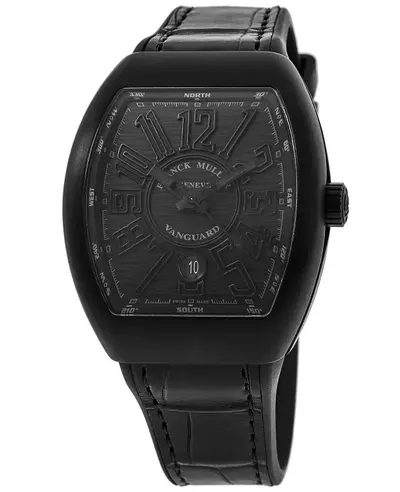 Franck Muller Vanguard Classical Men's Watch 41mm Blackout Titanium V41SCBRNRTTB (black, arb12778)