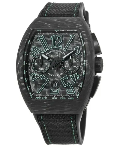 V45CCDTCARBONVEKRYPTON Franck Muller Vanguard Limited Edition Chronograph Men's Watch V 45 CC DT CARBON VE KRYPTON (black, arb12791)