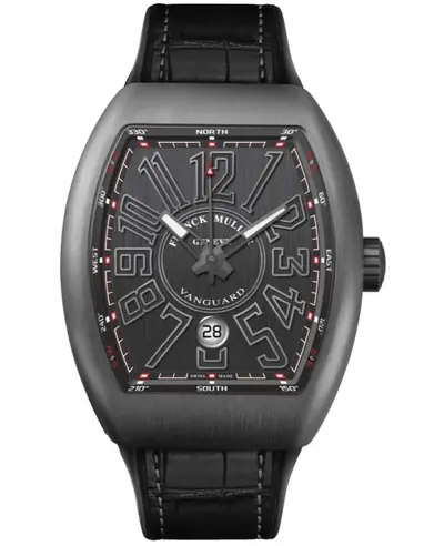 V45SCBRTTB Franck Muller Vanguard Men's Automatic Watch with Date - Grey Dial V 45 SC DT BR (NR) TT (arb12881)