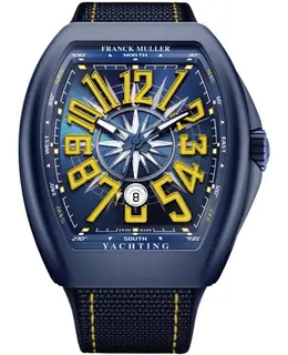 Franck Muller - Vanguard Yachting Watches - V 45 SC DT YACHT CR BL MC (BL) CR