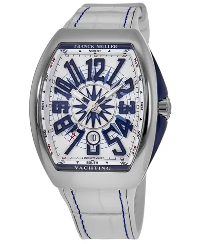 Franck Muller Vanguard Yachting White Dial Steel Men's Watch V45SCYACHTACWH V 45 SC DT YACHT (BL) AC (white, arb12889)