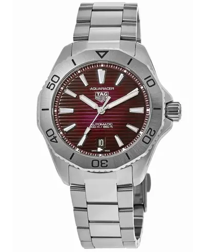 Authentic Tag Heuer Aquaracer Professional 200 Date Automatic Men's Watch wbp2114.ba0627 (red, arb13067)