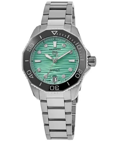 Authentic New Tag Heuer Aquaracer Professional 300 Date Automatic wbp231k.ba0618 (green, arb13076)