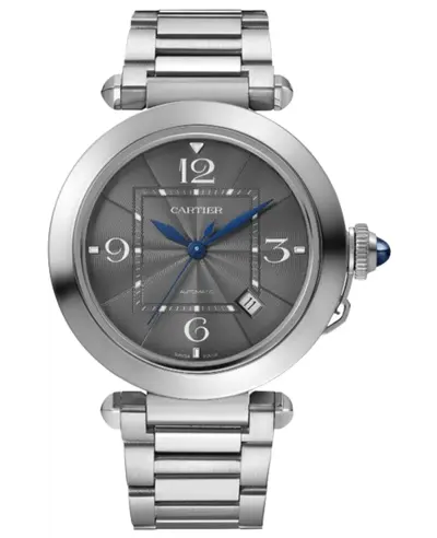 Authentic Cartier Pasha De Automatic Grey Dial Steel Men's Watch [wspa0026] (arb13211)
