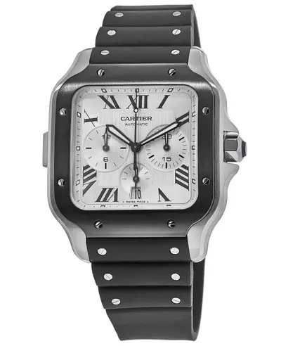Cartier Santos De Cartier Chronograph Automatic Men's Watch WSSA0017 (arb13225)