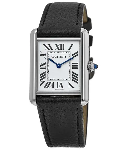 Authentic Cartier Tank Must Large WSTA0041 Silver Dial Women's Watch (arb13242)