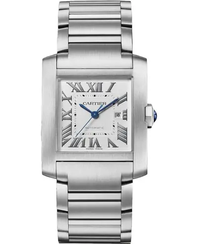 Women's Luxury Watch Cartier Tank Francaise Large Silver Dial Model WSTA0067 (arb13249)