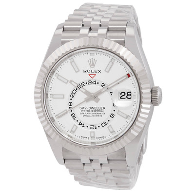 Rolex Sky-Dweller 336934-0004 Men's Automatic Chronometer GMT White Dial Watch (arb13517)