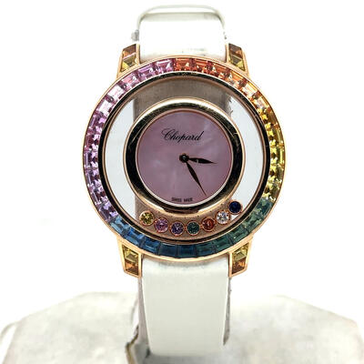 Pre-owned Chopard Happy Diamonds Icons Ladies Watch 20A002-5901 (arb13598)