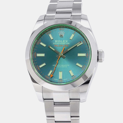 Rolex 1116904 Blue Dial Stainless Steel Oyster Perpetual Automatic Mens Watch (blue, arb13632)