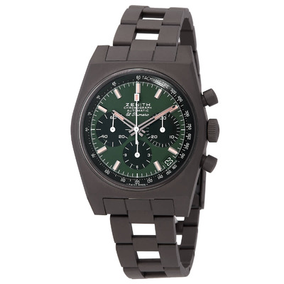 Zenith Chronomaster Revival Safari Chronograph Automatic Green Dial Men's Watch 97.T384.400/57.M384 (green, arb13773)