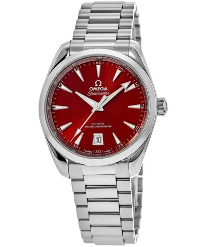 [Omega Seamaster Aqua Terra Shades Terracotta Dial Steel Unisex Watch 220.10.38.20.13.003] (orange, arb9784)