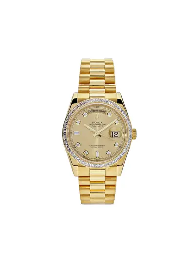 Rolex Day-Date 36mm 18kt Yellow Gold Unworn 2021 22114774 (arb14001)