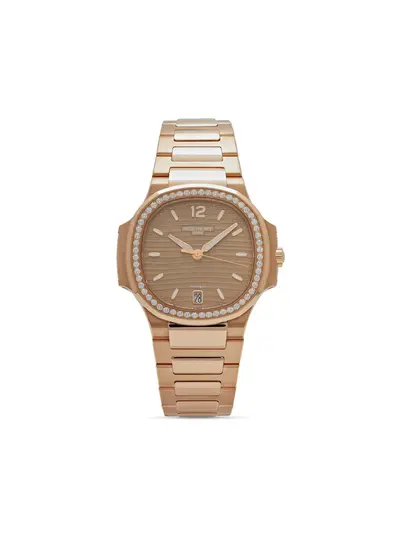 Patek Philippe 2024 Nautilus 35mm 23793221 - 18kt Rose Gold, Diamond Bezel (arb14038)