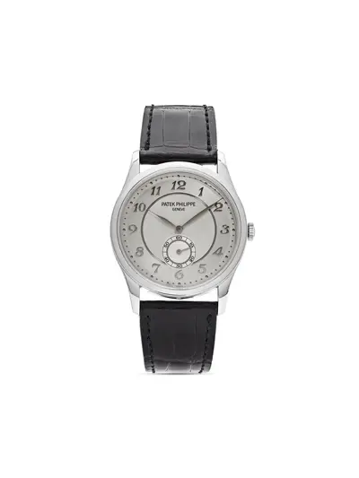 Patek Philippe Calatrava 37mm 23804476 - Platinum, Silver Dial, Pre-Owned (arb14049)