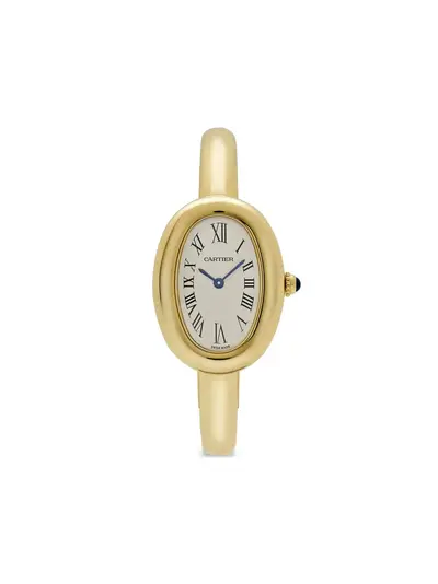 Cartier 2024 Baignoire 31.4mm 18kt Yellow Gold Watch 27581625 (arb14084)