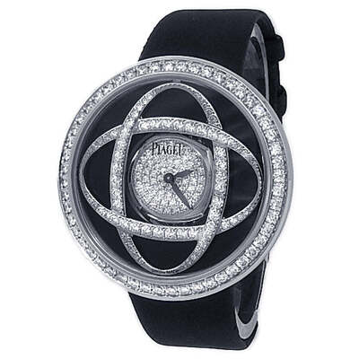 Pre-owned Piaget Limelight Jazz Party Ladies Watch G0A35156 (black, arb14207)