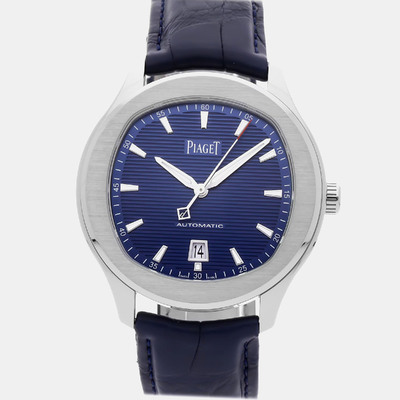 Piaget Polo Date G0A43001 Automatic Men's Wristwatch 42MM 1120666 (blue, arb19601)