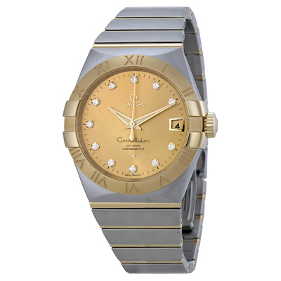 Pre-owned Omega Constellation Automatic Champagne Dial Men's Watch 12320382158001 123.20.38.21.58.001 (beige, arb14247)