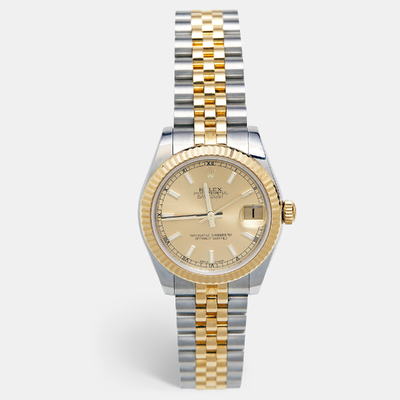 Rolex Datejust 178273 Women's Watch - 18k Yellow Gold & Stainless Steel, 31mm 1118318 (arb14497)
