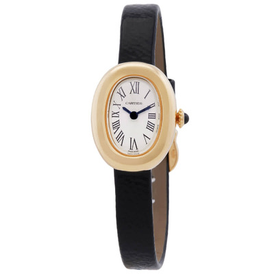Cartier Baignoire Mini Model Silver Dial Watch WGBA0041 (black, arb14576)