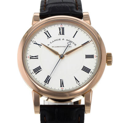 A. Lange & Sohne Richard Lange Hand Wind 232.032 - Silver Dial Mens Watch, Rose Gold-tone Case (brown, arb14597)