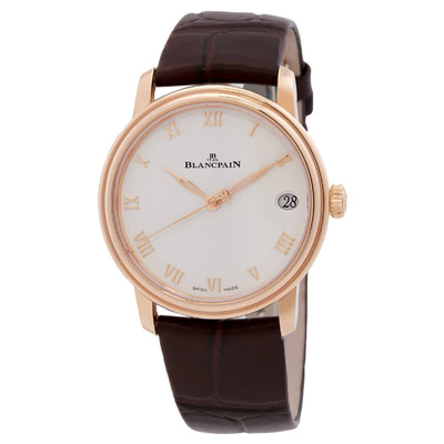 Blancpain Villeret Quartz Opaline Dial Ladies Watch, Model: 6127-3642-55B (brown, arb14880)