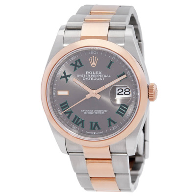 Rolex Datejust 36 Grey Dial Watch Model 126201GYRO (arb15315)